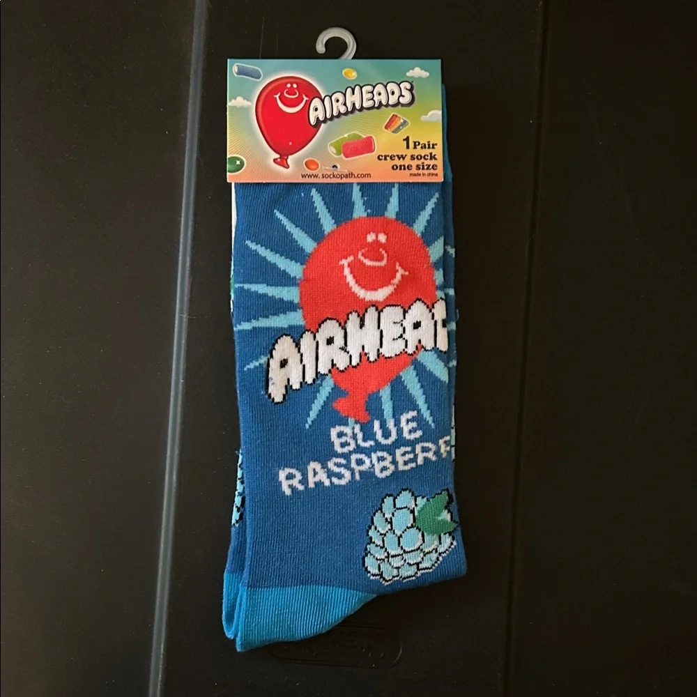 Blue Raspberry Crew Socks - Picture 1 of 2